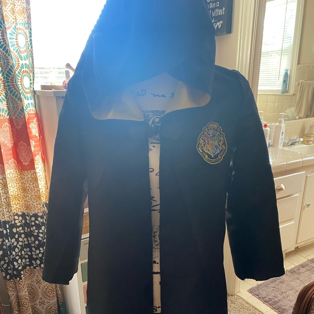 Youth Harry Potter robe and Ravenclaw tie